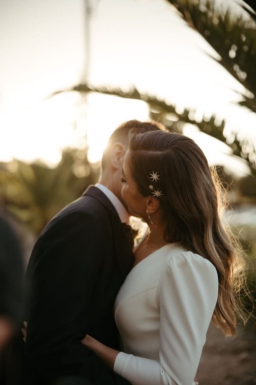 horquillas de novia de estrellas