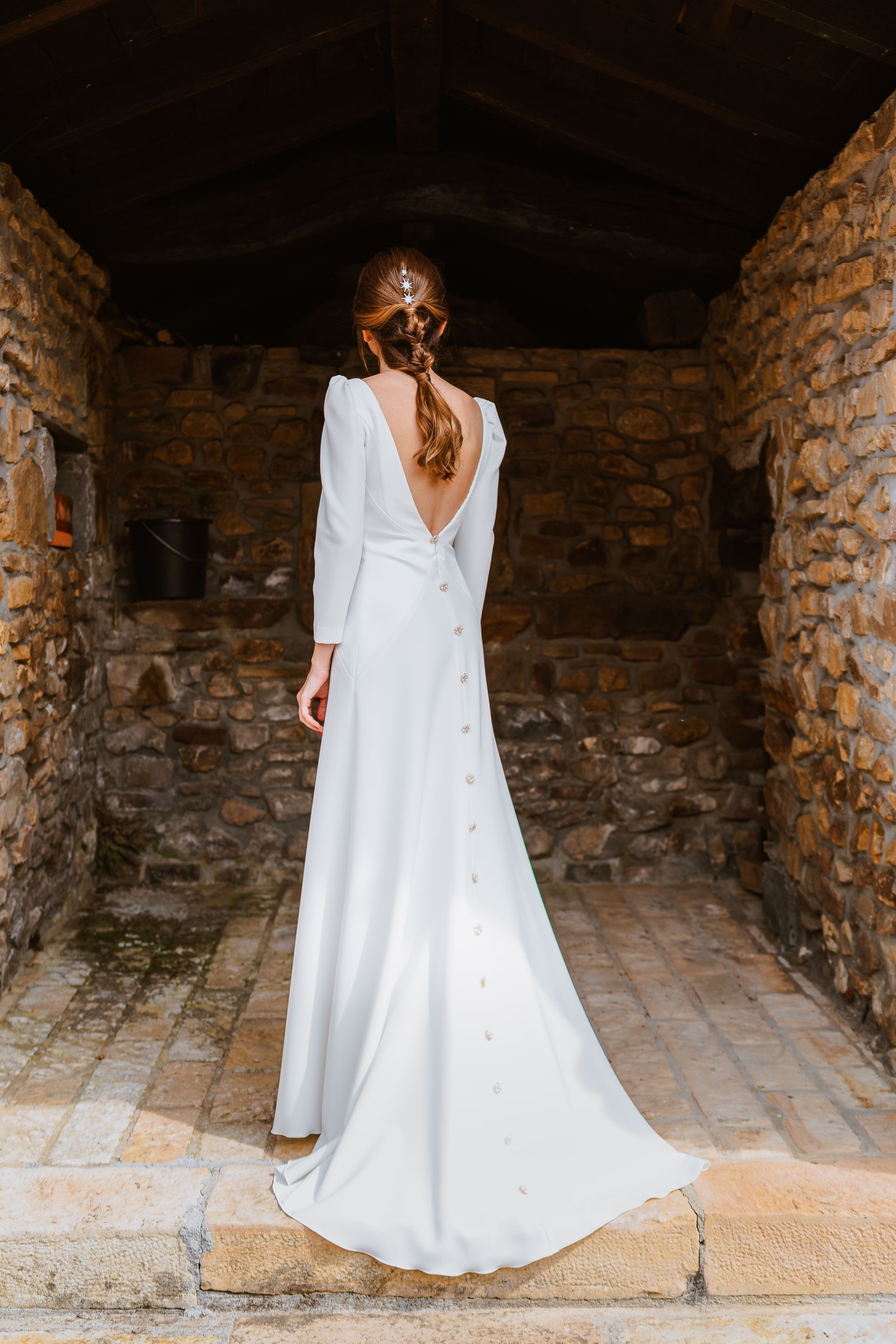 horquillas de estrellas plateadas para novia