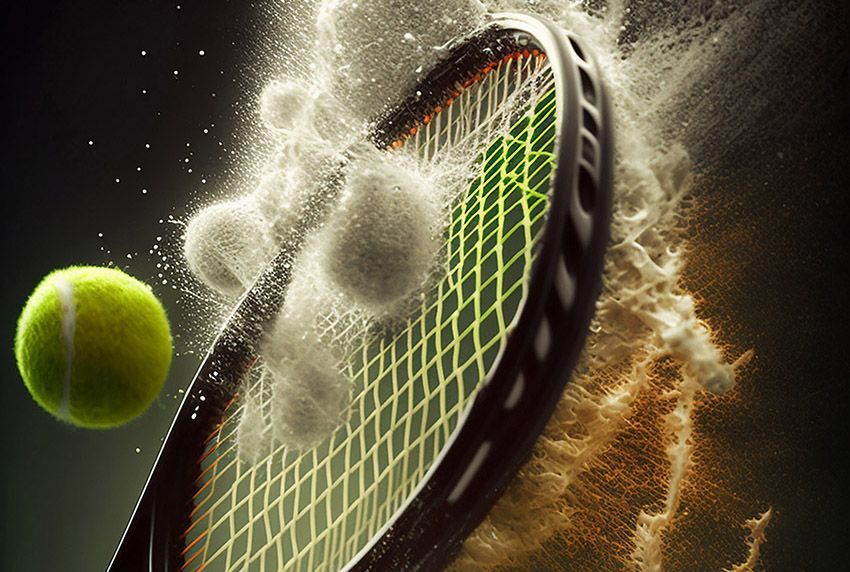 Tennis spielen mit Joél Heiniger