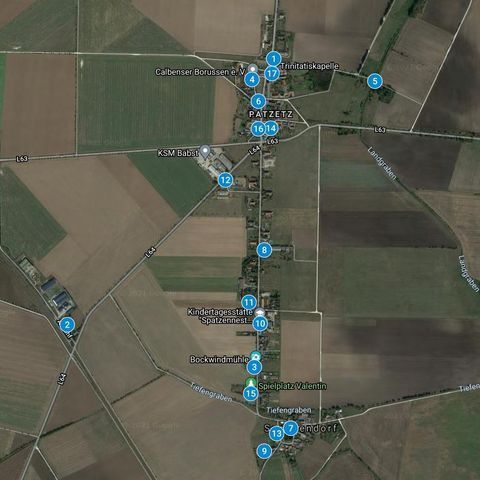 Hier klicken um Sachsendorf virtuell zu entdecken! Karte Sachsendorf