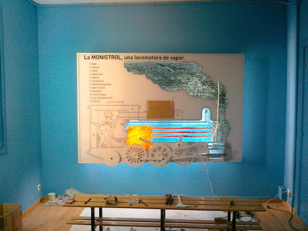 Módulo interactivo para el Museu del Ferrocarril en Monistrol de Montserrat