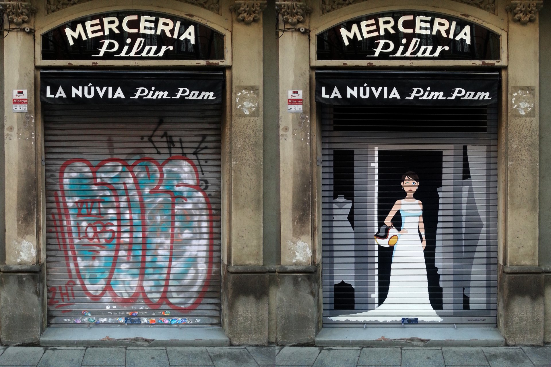 Decoración Persiana para La Núvia Pim Pam