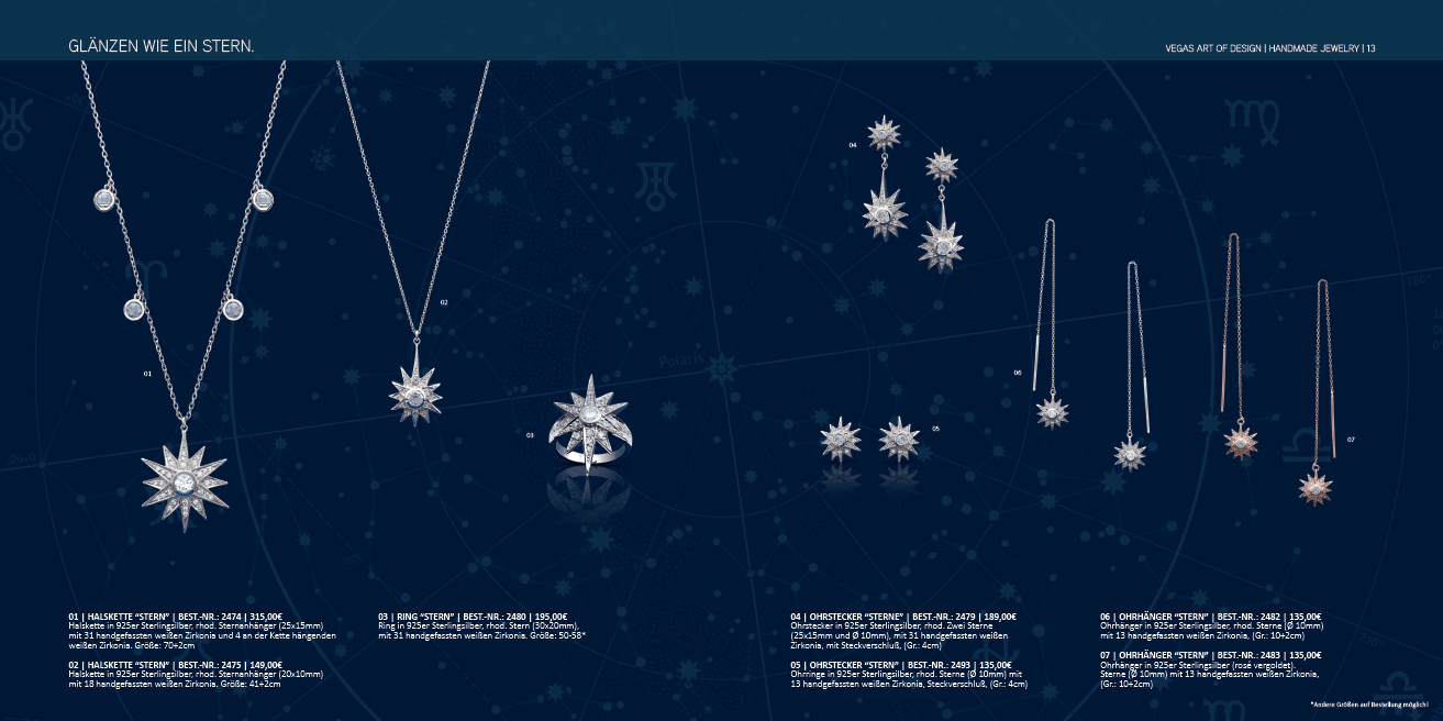 Exklusiver Echtschmuck & Uhren Vegas Art of Design