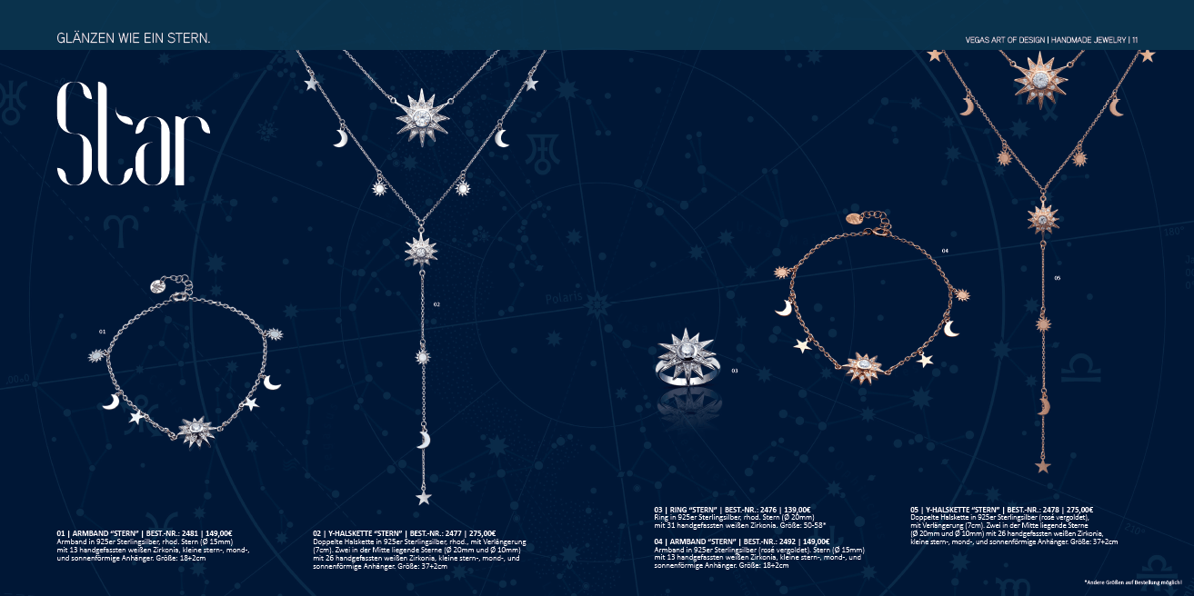 Exklusiver Echtschmuck & Uhren Vegas Art of Design