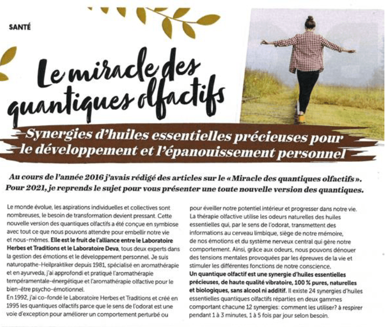 quantiques olfactifs