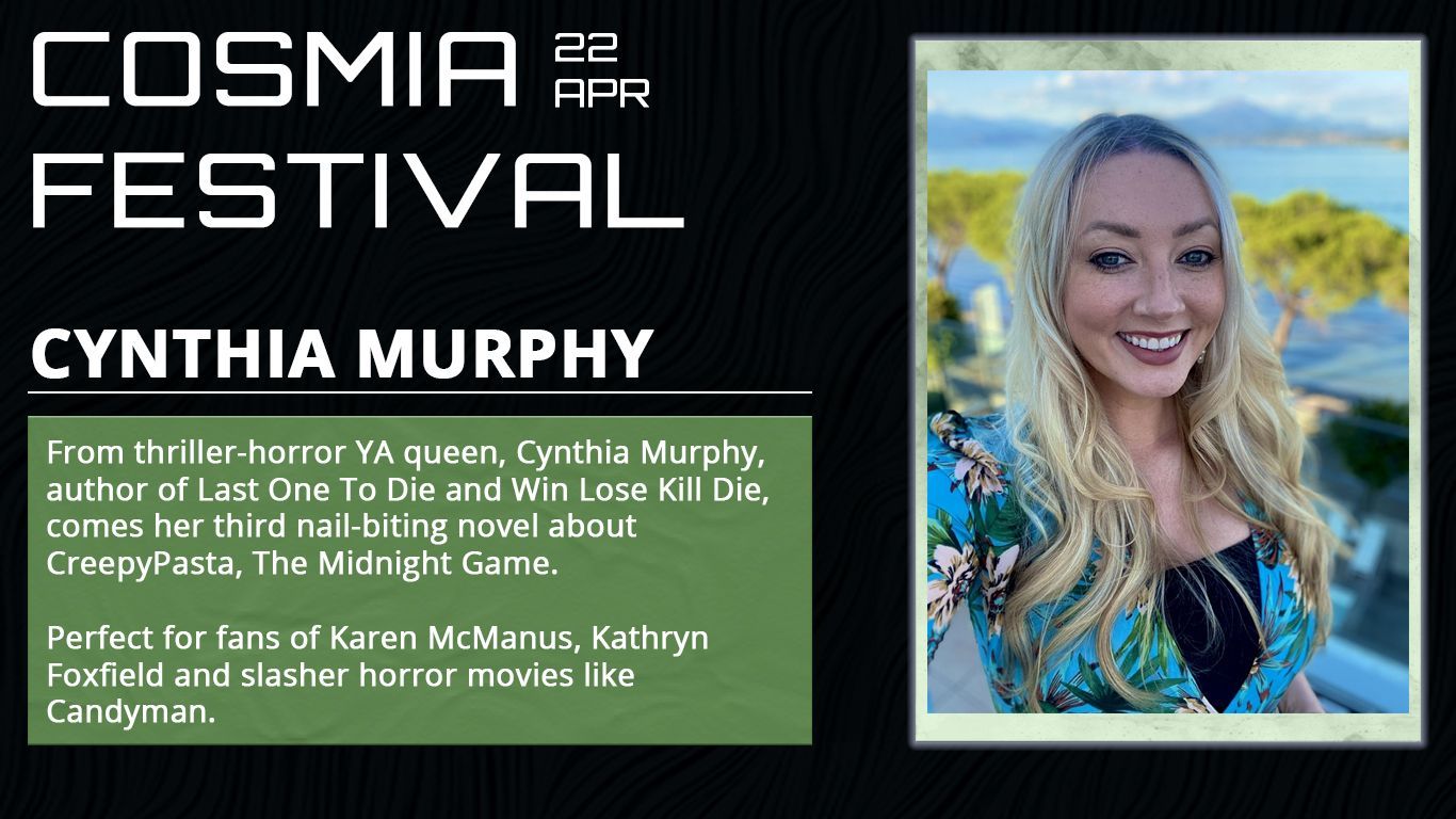 Photograph of author Cynthia Murphy and text repeated below