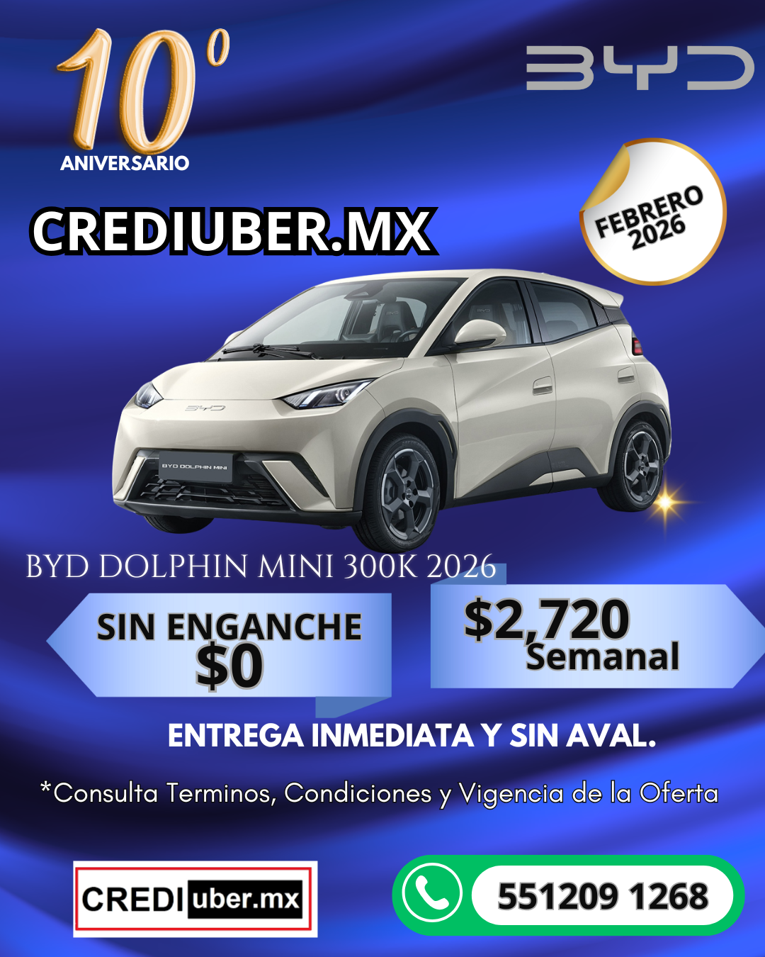 crediuber byd sin enganche