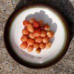 Green strawberries Green strawberries