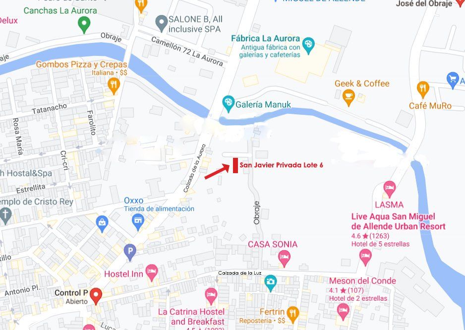 Terrenos, Privada San Jose del Obraje, Privada Santa Maria del Obraje, San Javier del Obraje, San Miguel de Allende, venta de casa, venta de terrenos, land for sale, land in Obraje, Calzada de la Luz,