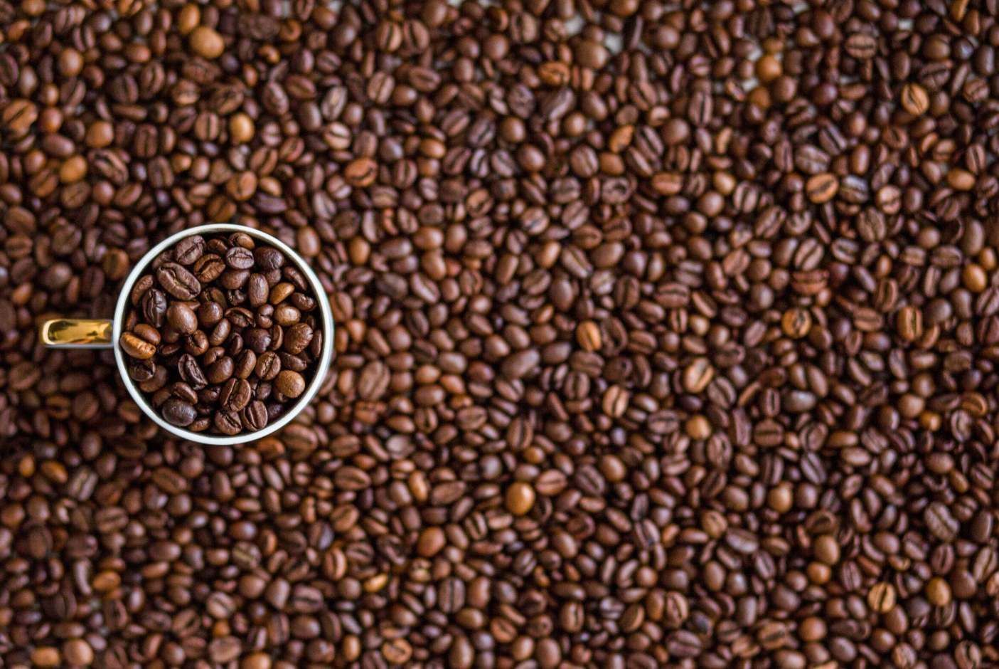 The image shows coffee beans.