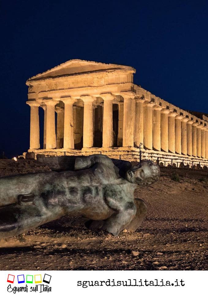Foto della Valla dei Templi ad Agrigento