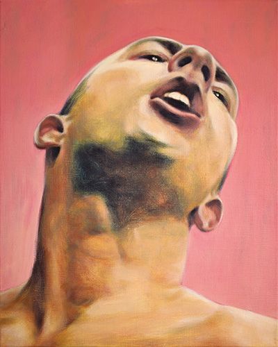 Foto: Dieter Weißenberger Kommen und gehen, 2024, Öl auf Leinwand, 50 x 40 cm