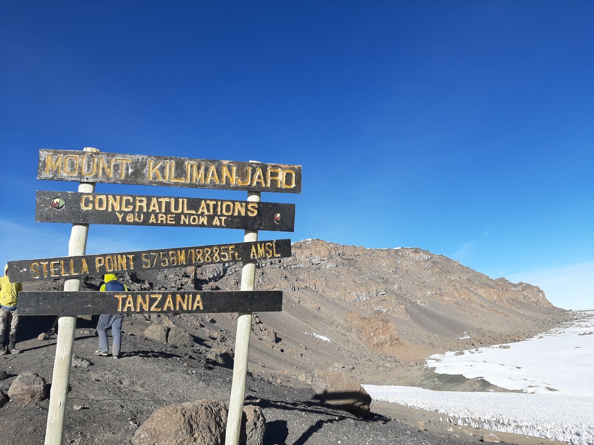 Mount Kilimanjaro/Der Kilimandscharo/Uhuru Gipfel