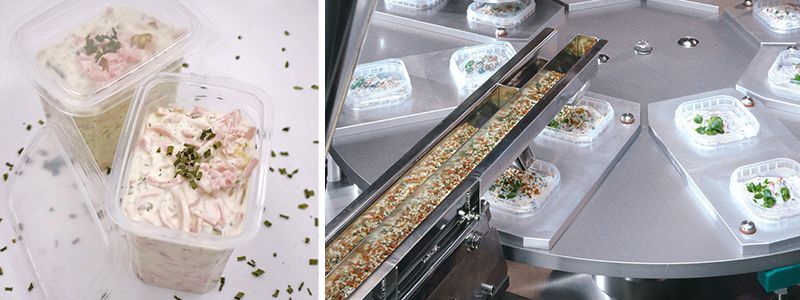 Grunwald coleslaw and Delicatessen filling and sealing