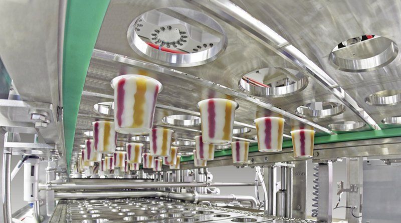 4-lane highspeed linear machine GRUNWALD-FOODLINER 6.000