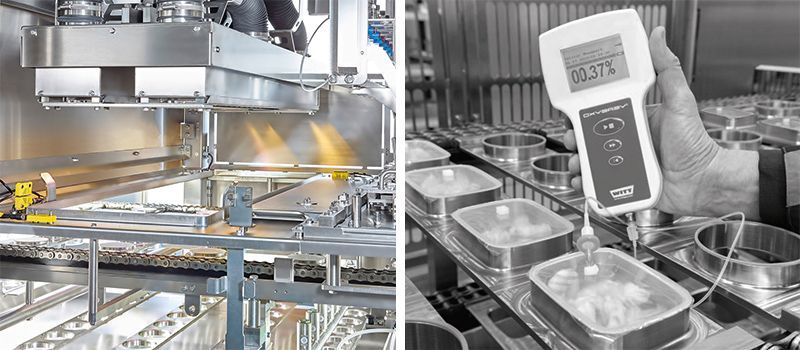 Grunwald Gas Flush MAP filling and sealing