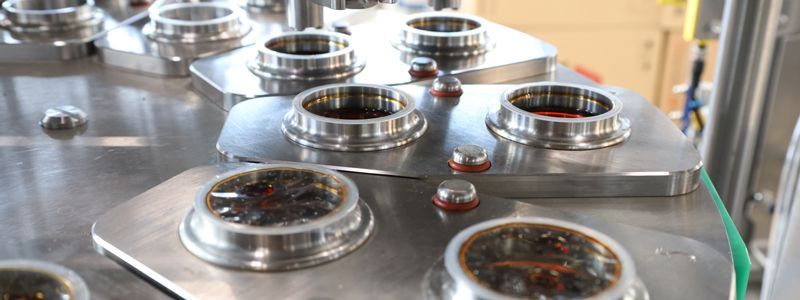 Grunwald Soya Sauce filling and sealing