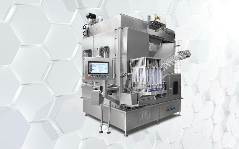 Hummus and dips filling and sealing