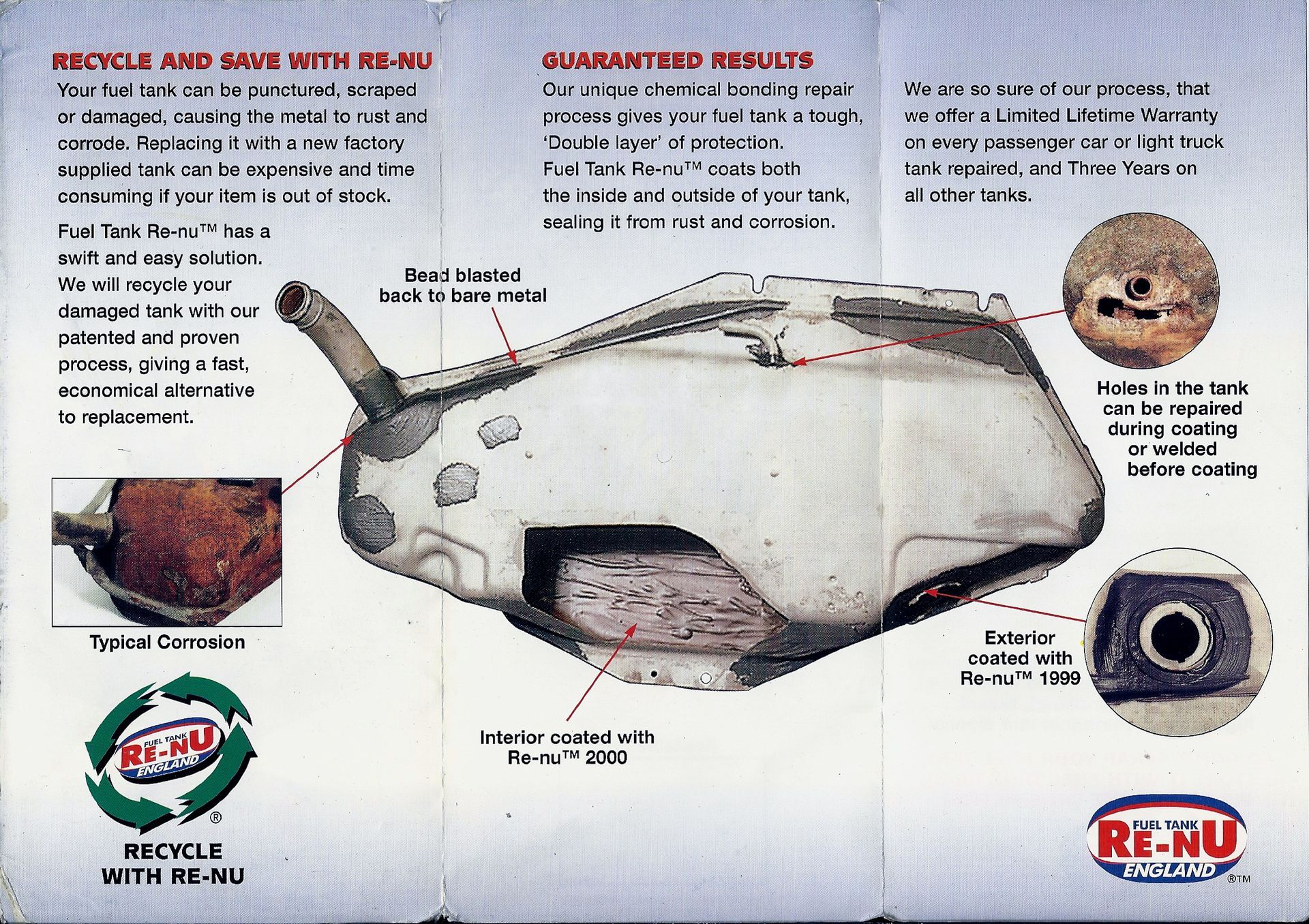 Fuel tank RENU UK
the process