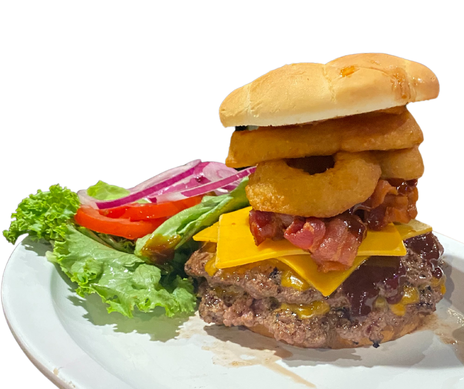 The Red Onion Lounge Monster Burger - Heber-Overgaard, Arizona