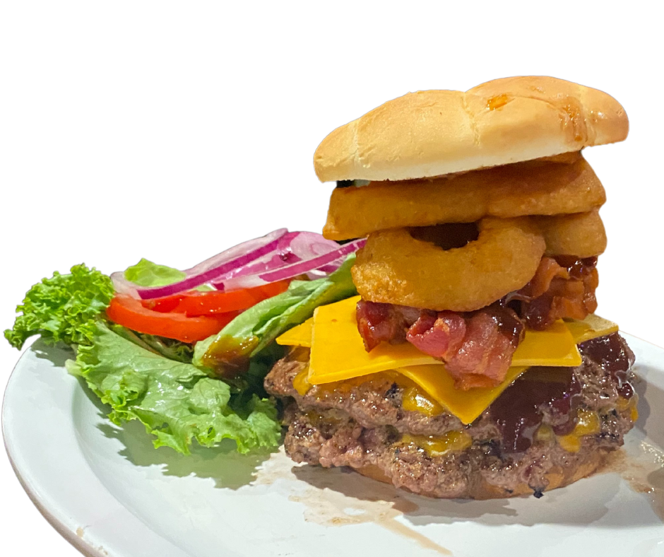 Signature Monster Burger The Red Onion Lounge Monster Burger - Heber-Overgaard, Arizona