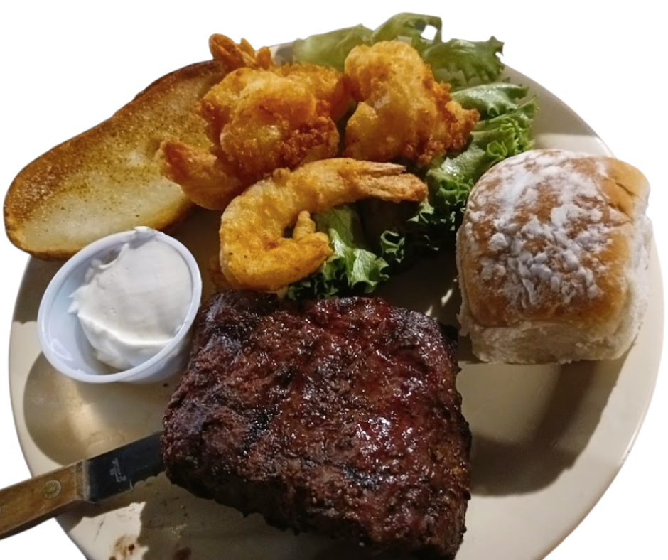 Surf & Turf - Prime Rib The Red Onion Lounge Surf & Turf Shrimp Rib Eye - Heber-Overgaard, Arizona