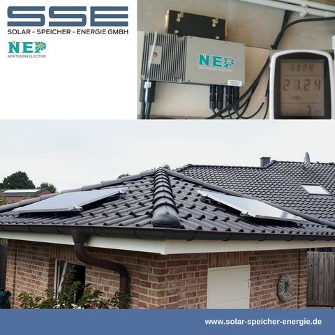 SSE-Energio® 3kVA 60A Wechselrichter USV, 1,5kWh Batteriespeicher incl. SSE-Energio-AC-Verpolungsschutz & SSE-Sternpunktnachbildung