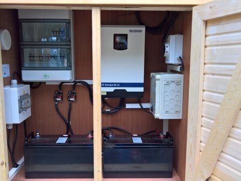 SSE-Energio® 3kVA 60A Wechselrichter USV, 1,5kWh Batteriespeicher incl. SSE-Energio-AC-Verpolungsschutz & SSE-Sternpunktnachbildung