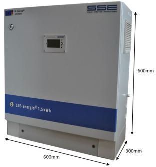 circa Maße - 1,5kWh SSE-Energio-Crystal-Batteriespeicher Master