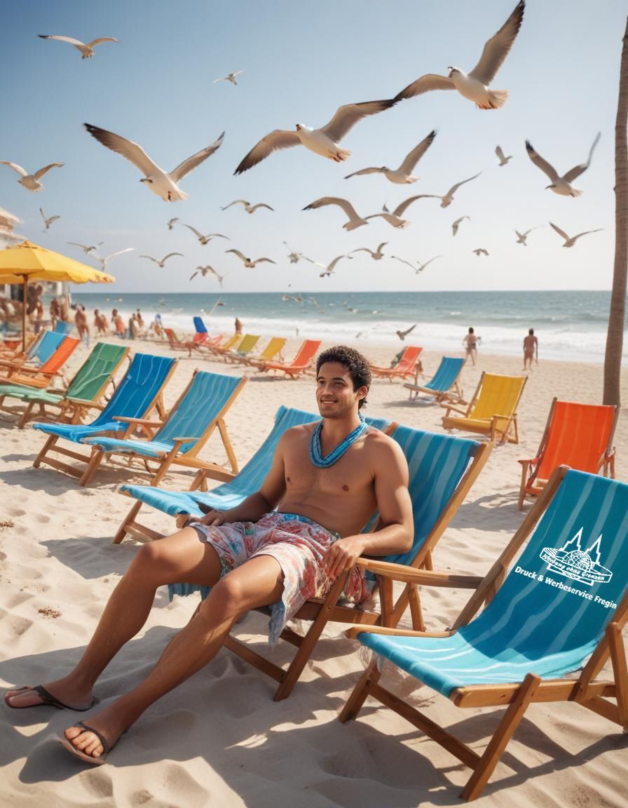 Bedruckte Liegestühle von Werbeservice Fregin, Ihr persönlicher VIP-Platz!