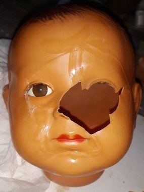 Restauration d'un baigneur SNF en celluloïd