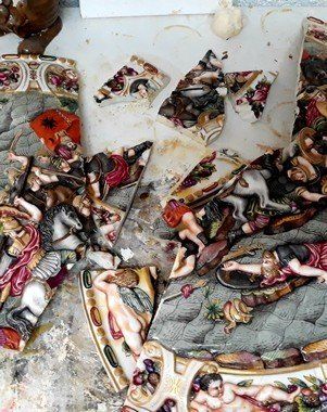 restauration de porcelaine cappodimonte