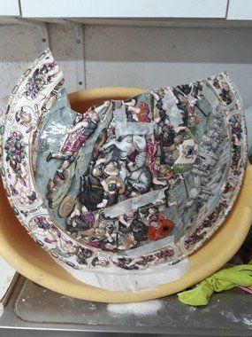 restauration de porcelaine cappodimonte