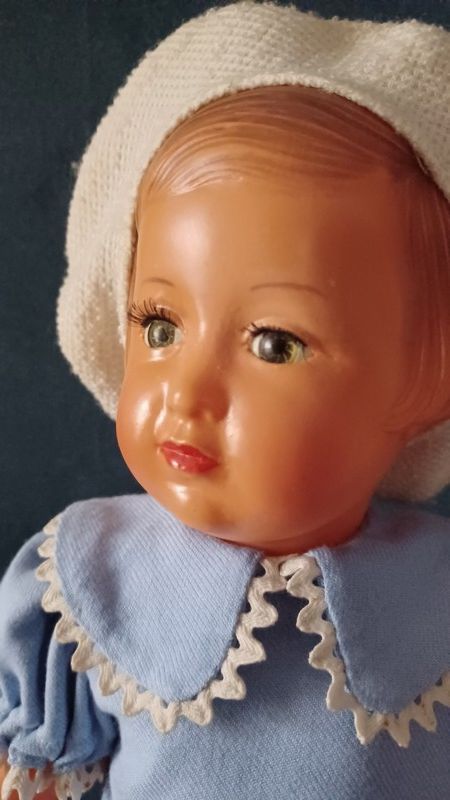 poupée celluloïd Françoise de Modes et Travaux