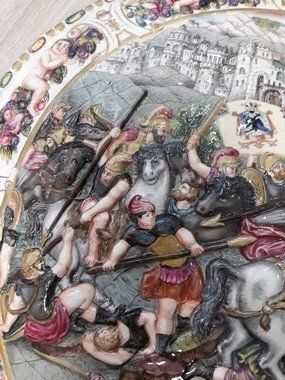 Restauration bouclier Cappodimonte