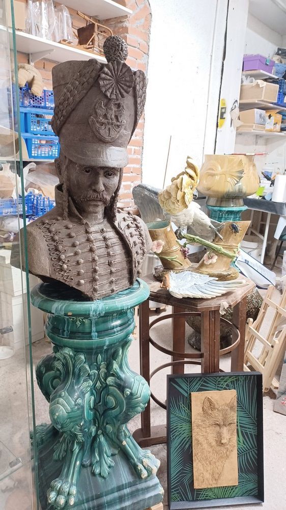 sculpture buste hussard version 2