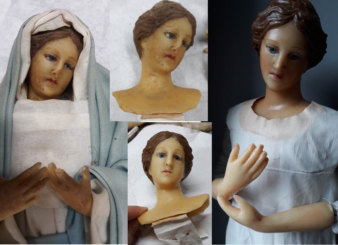 nativity scene mary