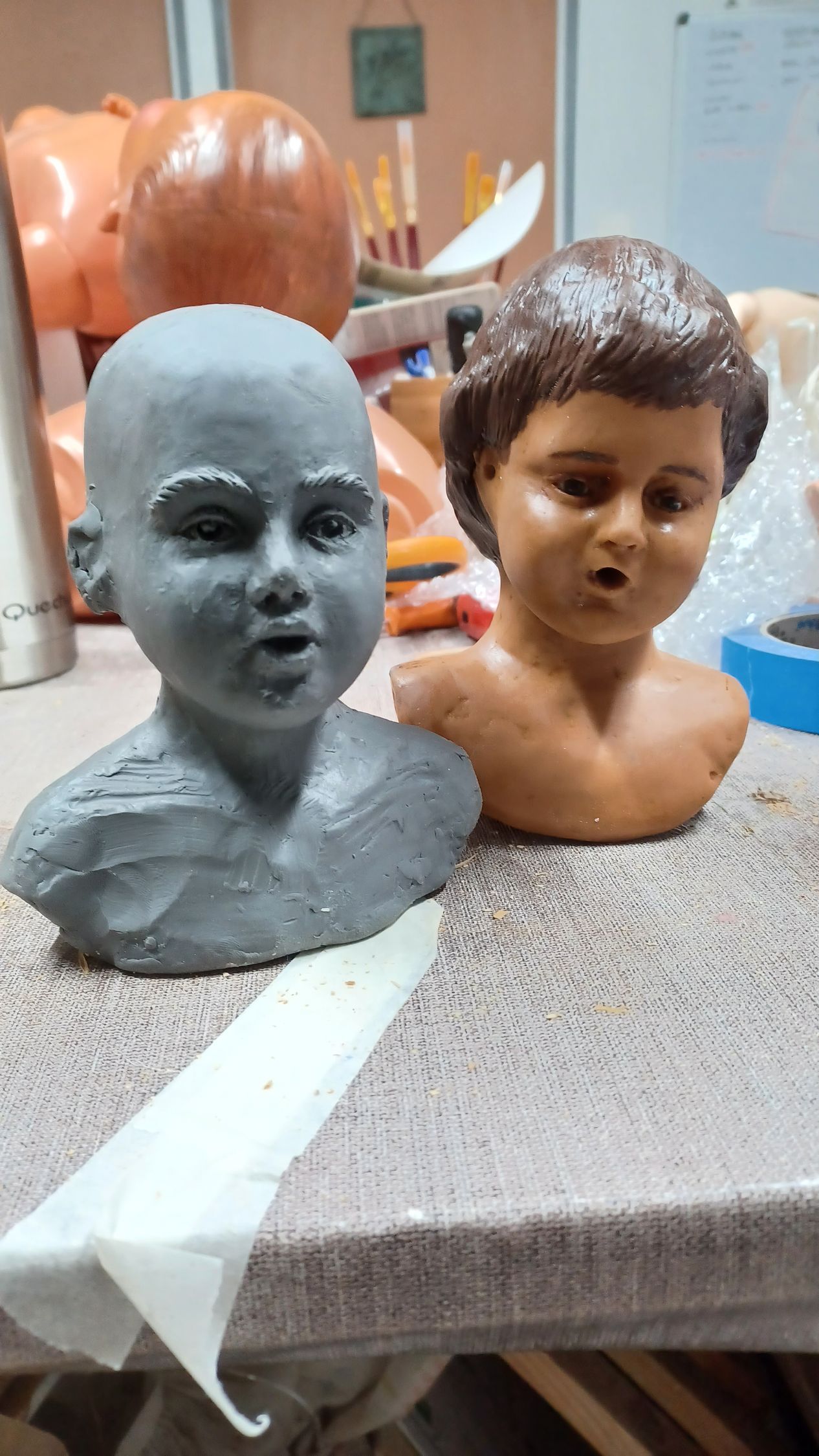 santon sculpture en cours