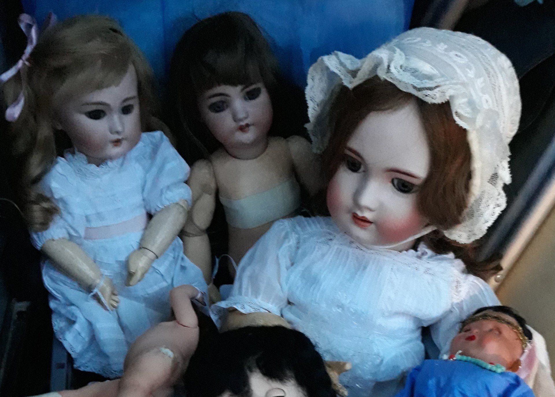 poupées anciennes brocante