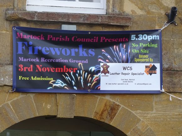 Martock carpet cleaning and cleaners supporting the fireworks display