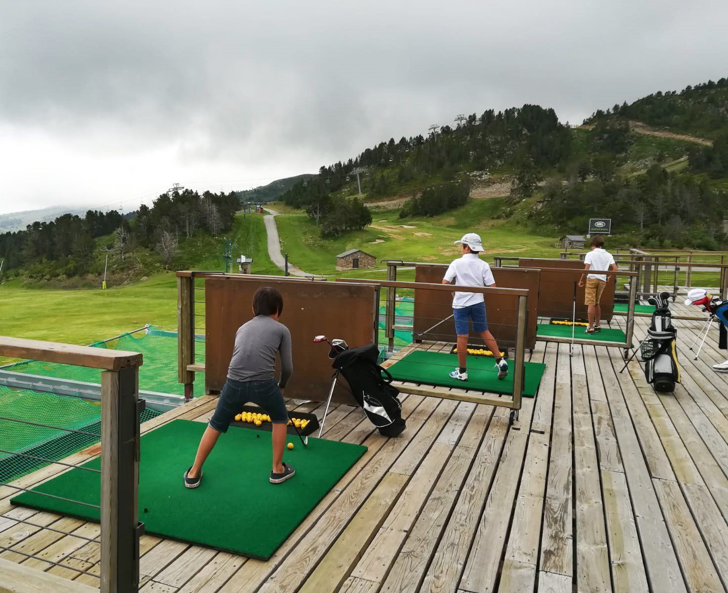 Campamento internacional de golf en inglés