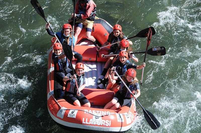 Campamento deportes de aventura - Rafting