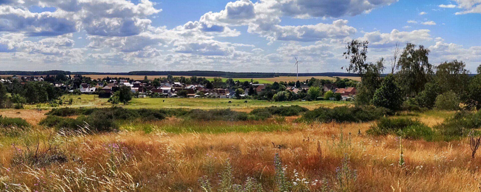 Michelsdorf Blick vom Weinberg