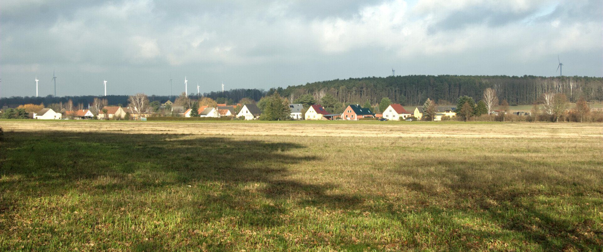 Michelsdorf Blick vom Weinberg, Weg nach Doberow,
