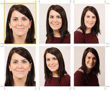 Biometrische Passfoto