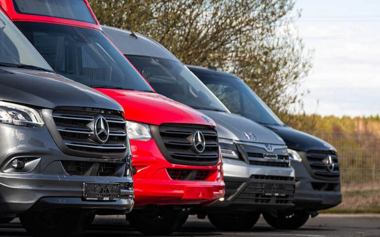 Minibusse, Kleinbusse, Heckniederflur Kleinbusse, Behindertenbusse