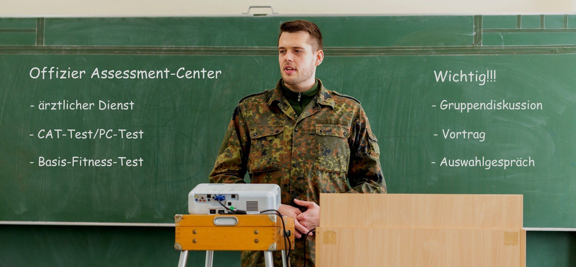 Offizier Auswahlverfahren üben Onlinetest Offizier Infos
