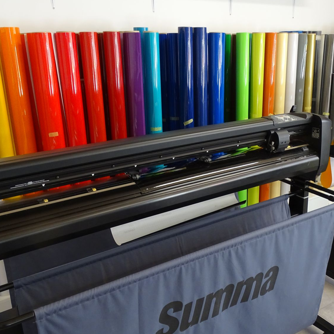 Folienbeschriftung, Plotter, Farbfolien