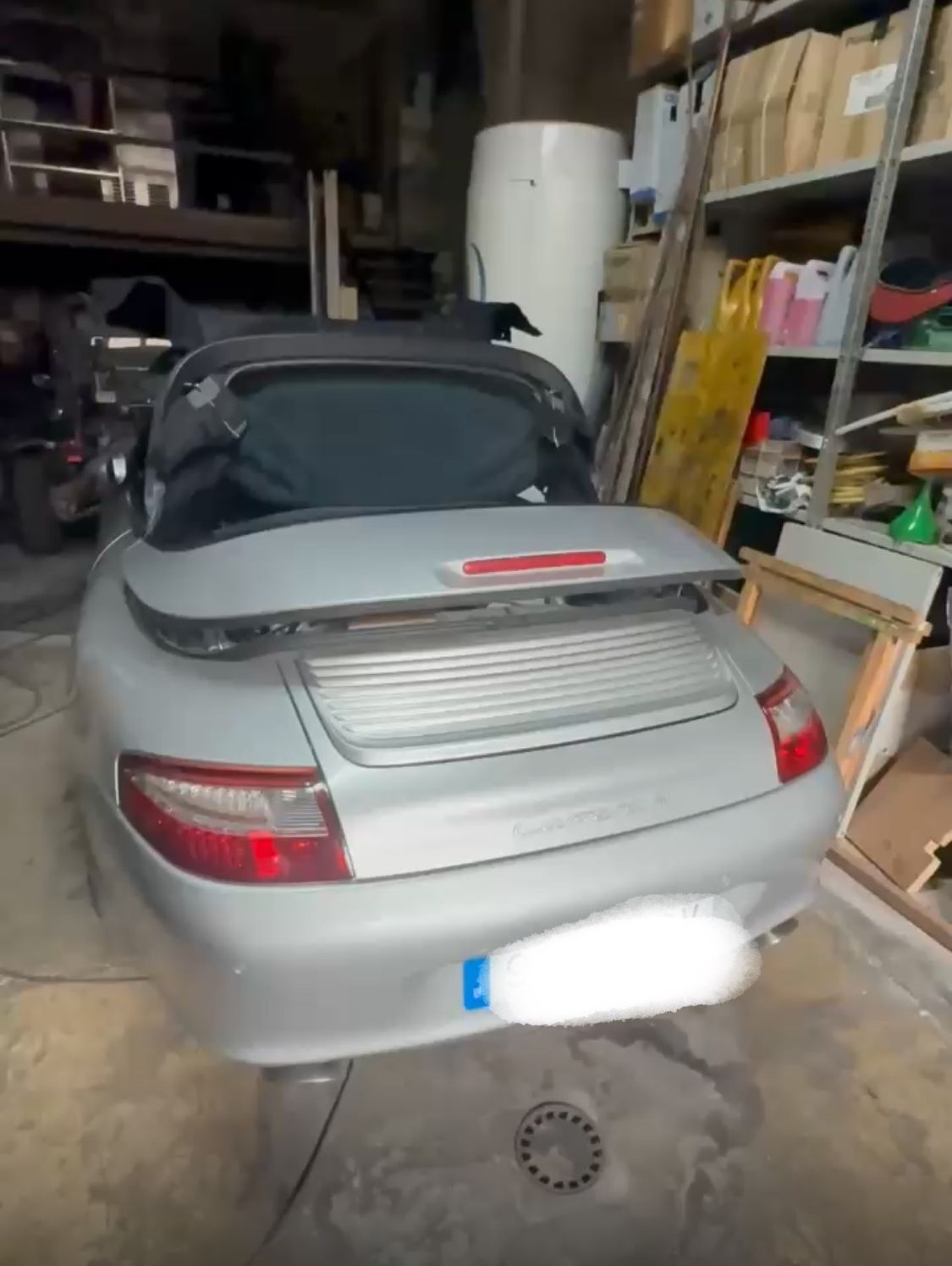Porsche 911 (996/997): sellado y reparación del cilindro hidráulico de la capota
