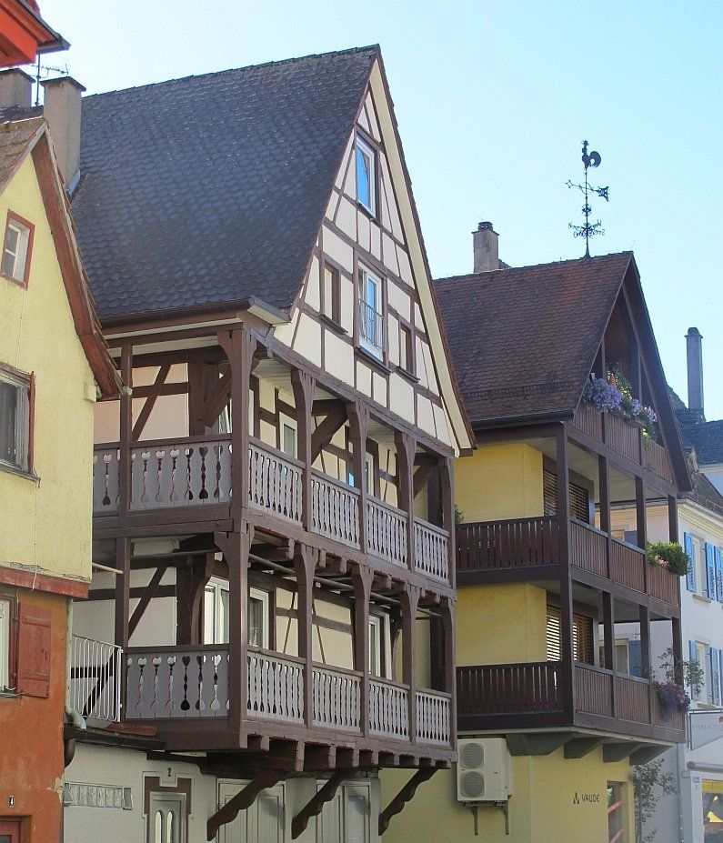 Gerberhäuser Häuser im Gerberviertel Biberach